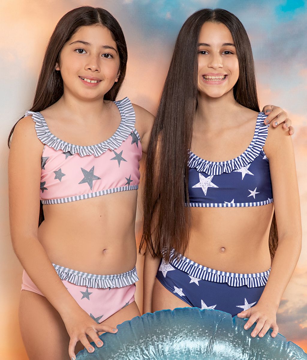 Bikini Infantil Estrellas SS - Bianca Mare