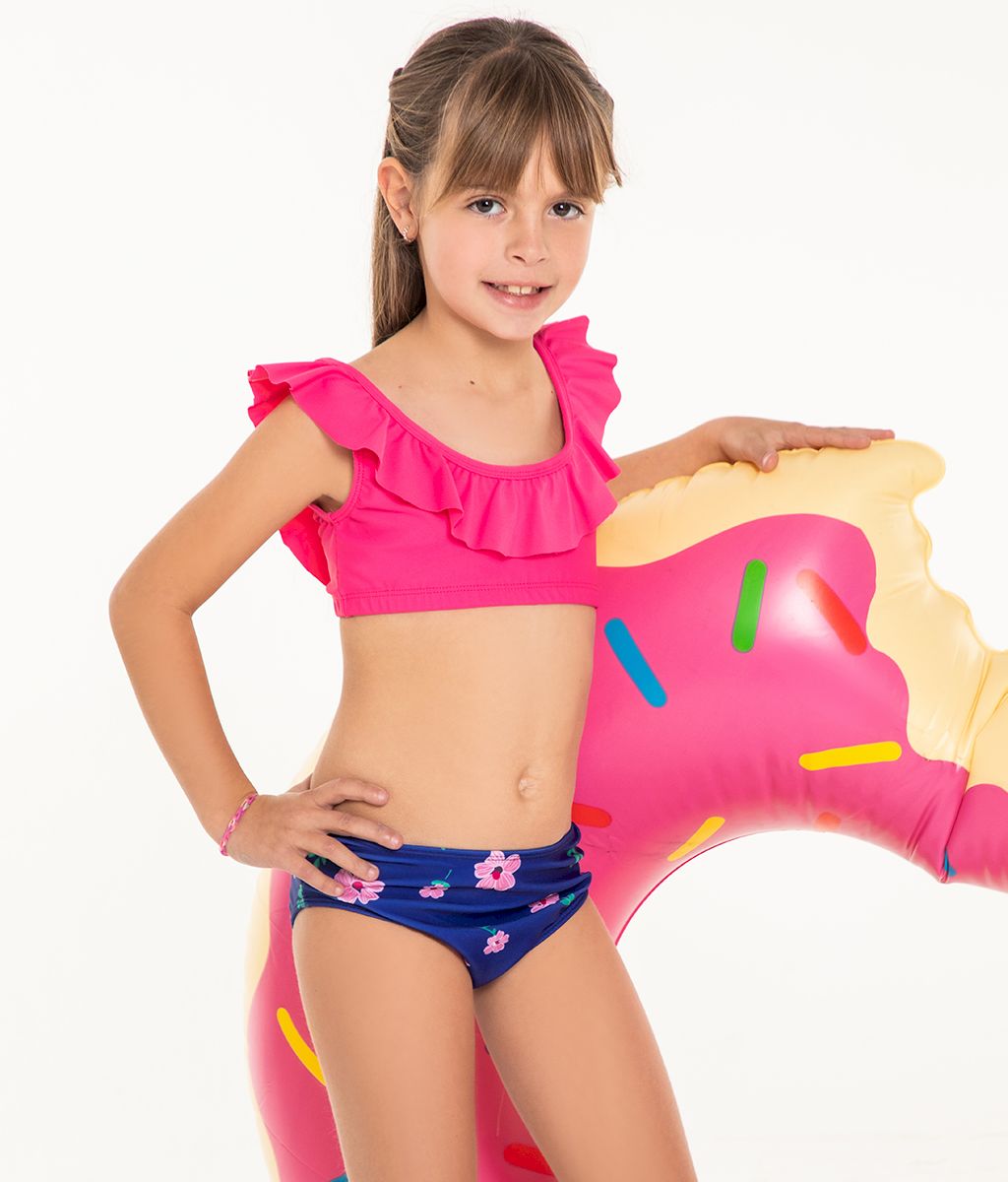 Bikini Infantil Volados SS - Bianca Mare